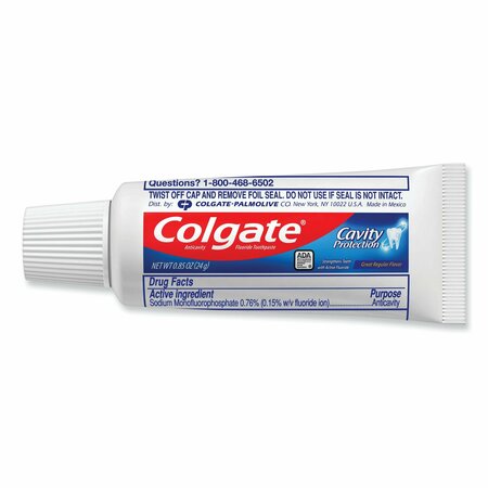COLGATE Toothpaste, Personal Size, .85oz Tube, Unboxed, PK240 09782